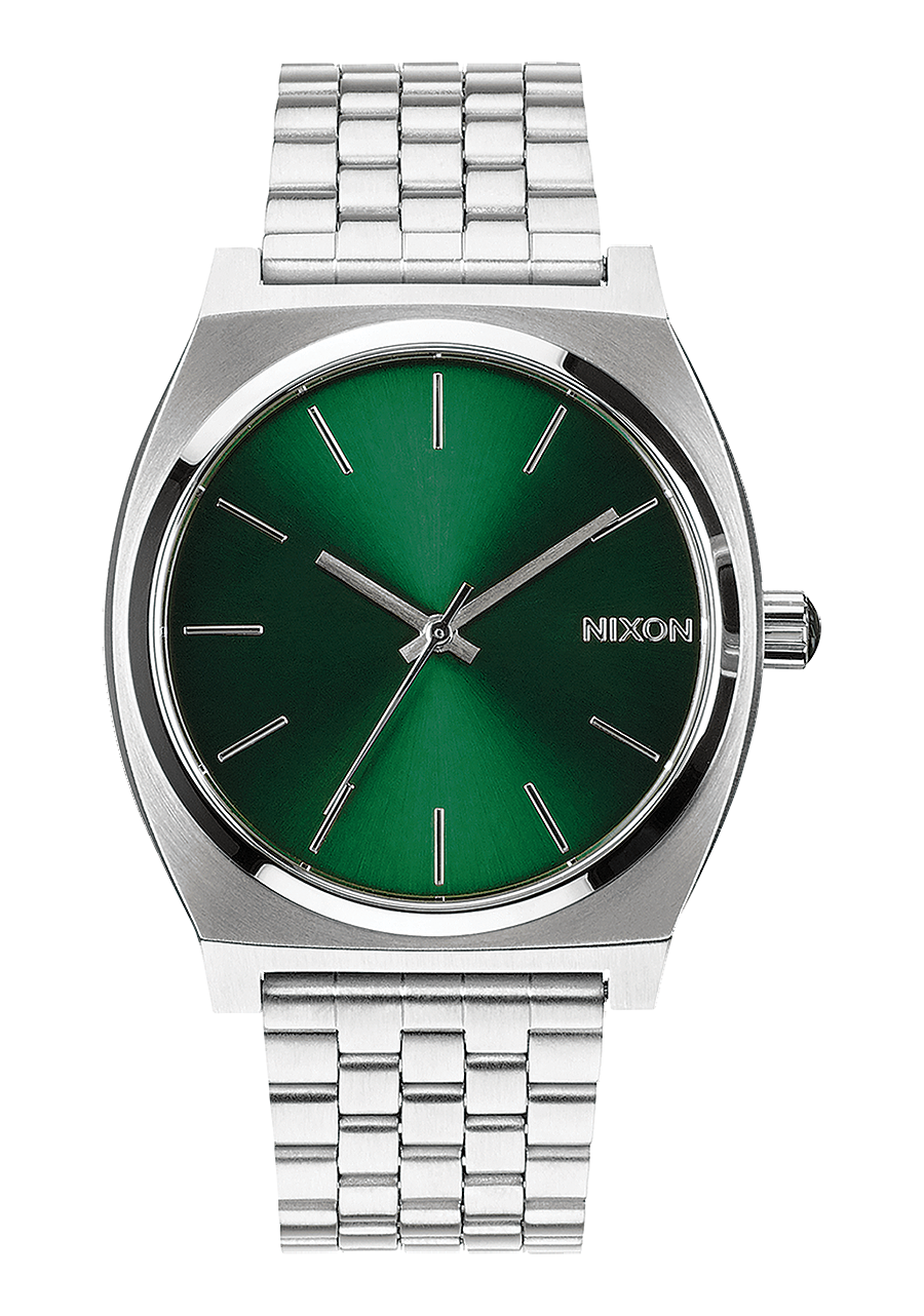 
NIXDEV01 Time Teller Analog Watch - Green Sunray - View 1