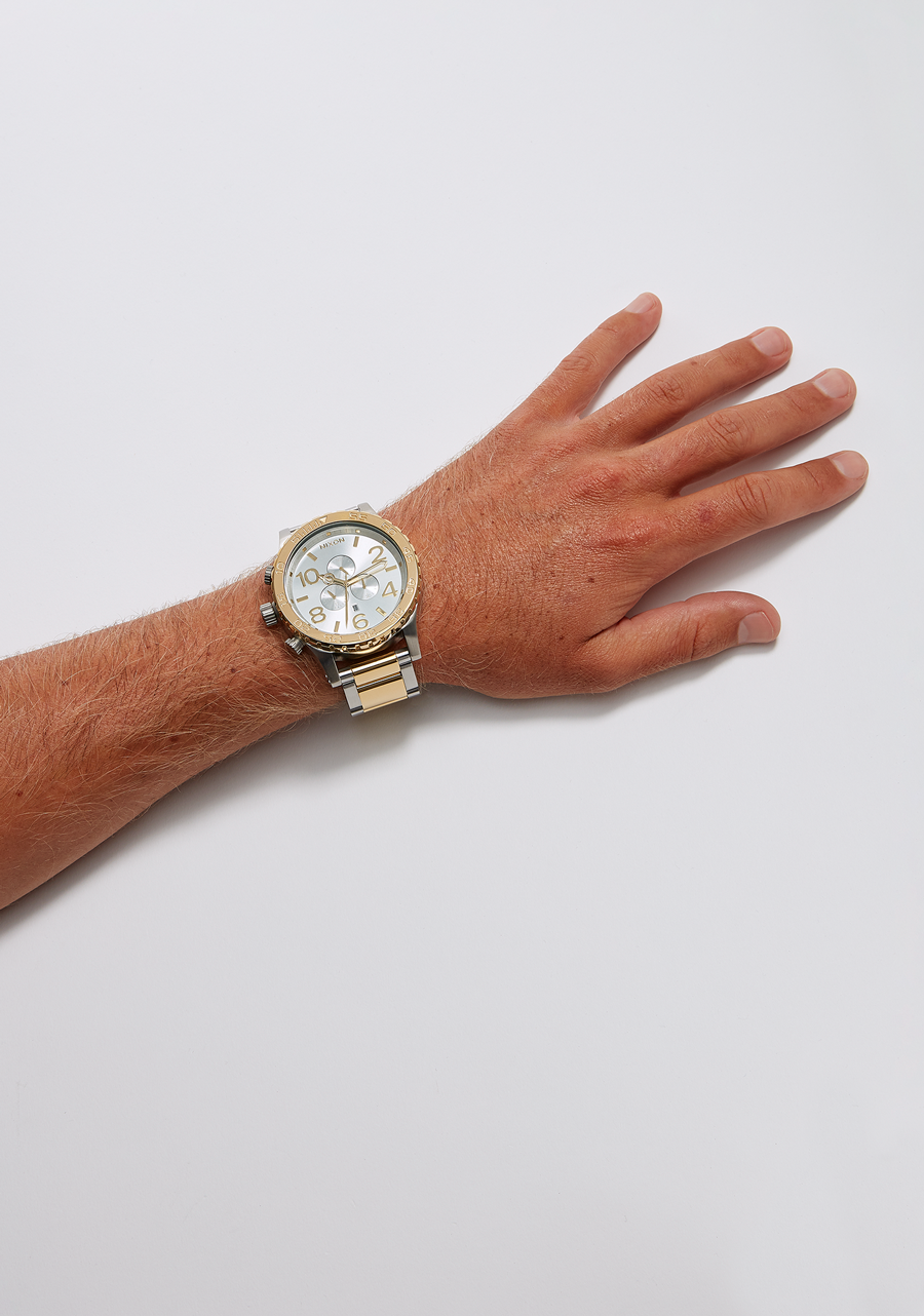 
NIXDEV01 51-30 Chrono Analog Watch - Matte Black / Gold - View 6