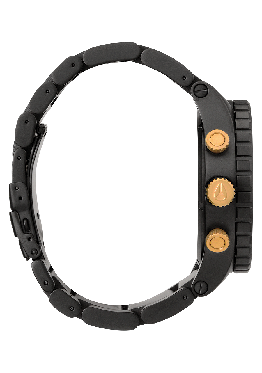 
NIXDEV01 51-30 Chrono Analog Watch - Matte Black / Gold - View 2