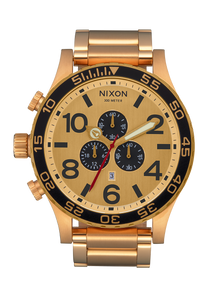 
NIXDEV01 51-30 Chrono Analog Watch - All Gold / Gold / Black - View 1