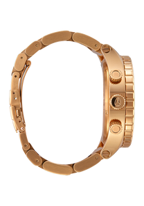 
NIXDEV01 51-30 Chrono Analog Watch - All Gold / Gold / Black - View 2