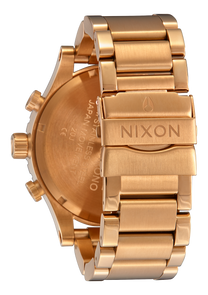 
NIXDEV01 51-30 Chrono Analog Watch - All Gold / Gold / Black - View 3