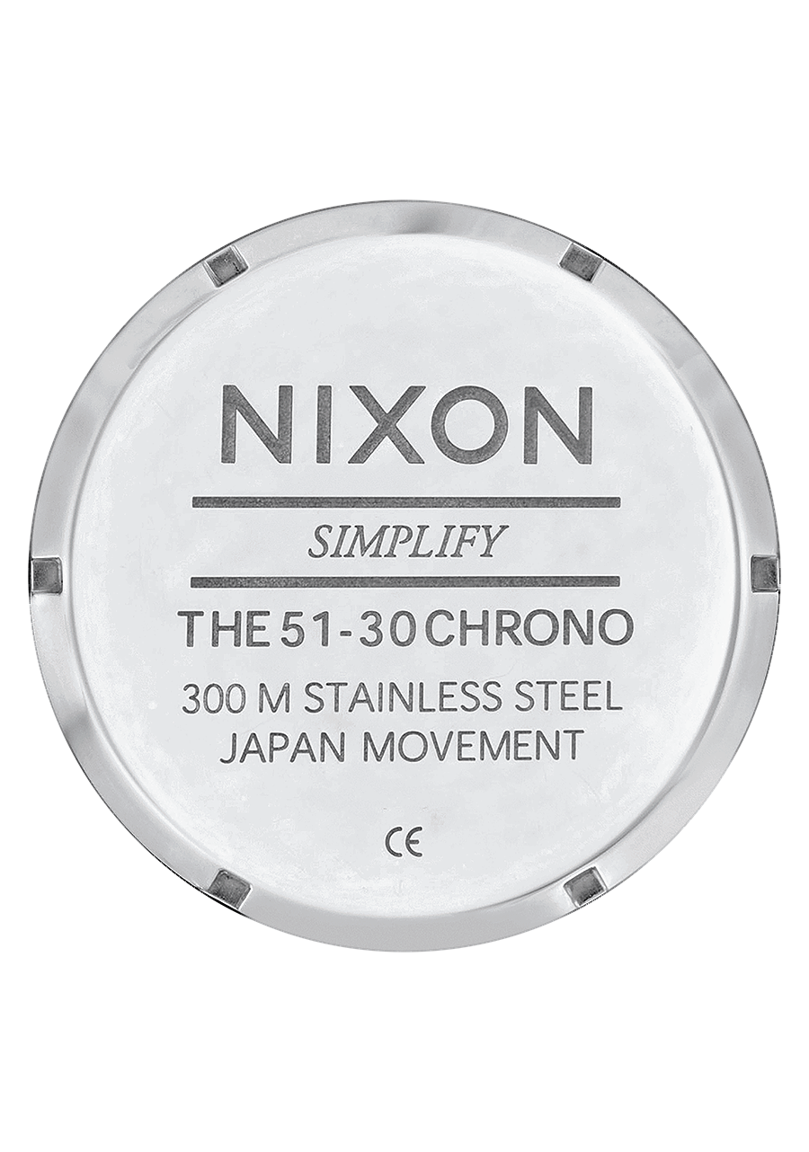 
NIXDEV01 51-30 Chrono Analog Watch - High Polish / White - View 4