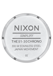 
NIXDEV01 51-30 Chrono Analog Watch - High Polish / White - View 4