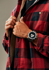 
NIXDEV01 51-30 Chrono Analog Watch - Black / White / Gunmetal - View 5