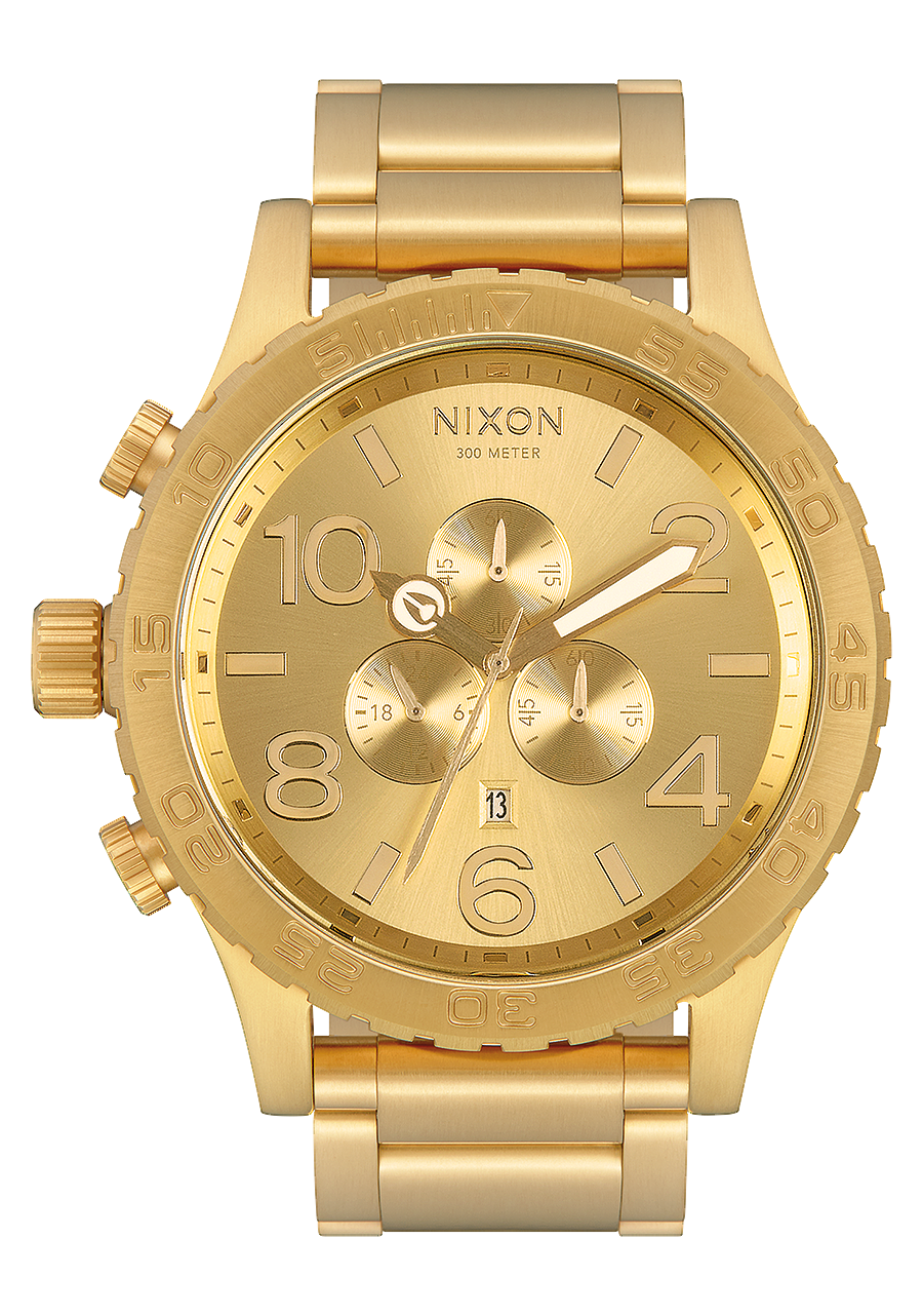 
NIXDEV01 51-30 Chrono Analog Watch - All Gold - View 1