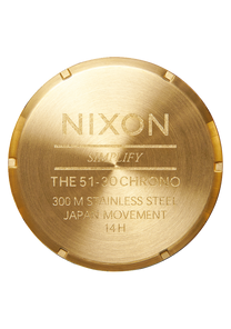 
NIXDEV01 51-30 Chrono Analog Watch - All Gold - View 4