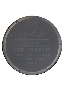 
NIXDEV01 51-30 Chrono Analog Watch - All Gunmetal - View 4