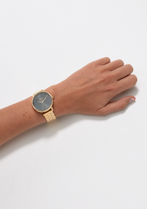 
NIXDEV01 Kensington Analog Watch - All Gold / Black Sunray - View 6