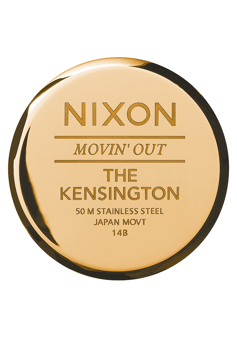 
NIXDEV01 Kensington Analog Watch - All Gold / Black Sunray - View 4