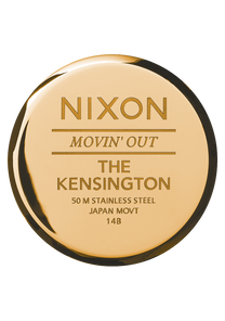 
NIXDEV01 Kensington Analog Watch - All Gold / Black Sunray - View 4