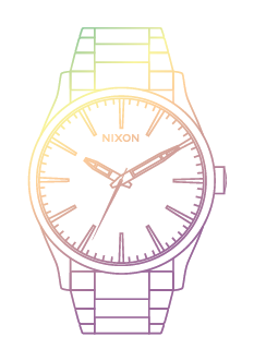 
NIXDEV01 Sentry Leather Analog Watch - Custom Build - View 1