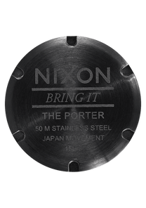 
NIXDEV01 CC Porter Analog Watch - All Black / White - View 4