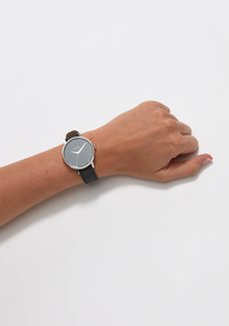 
NIXDEV01 Kensington Leather Analog Watch - Black - View 6