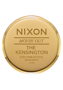 
NIXDEV01 Kensington Leather Analog Watch - Gold / Black - View 4