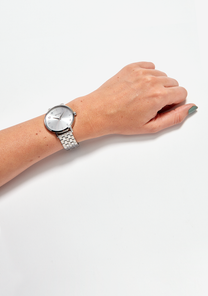 
NIXDEV01 Arrow Analog Watch - All Silver - View 6
