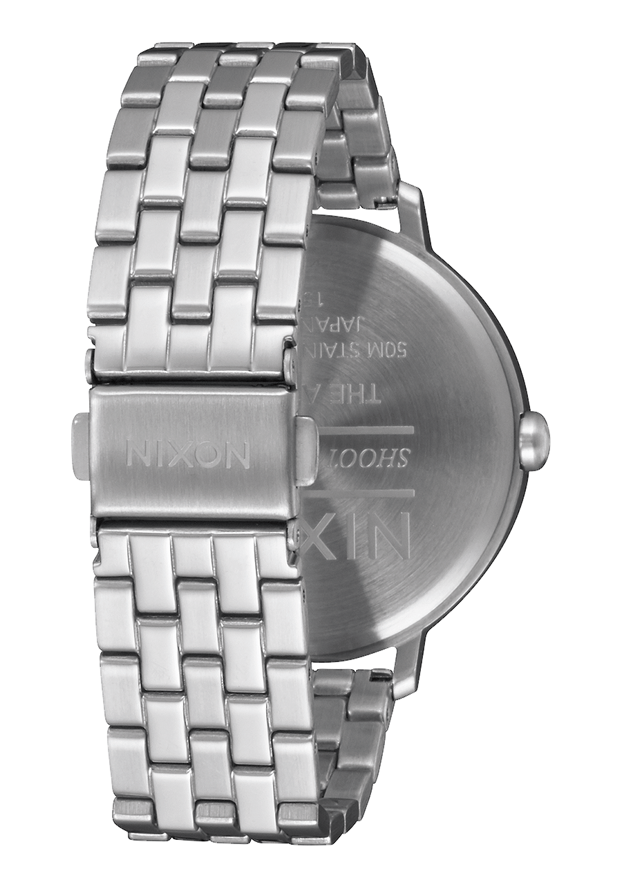
NIXDEV01 Arrow Analog Watch - All Silver - View 3