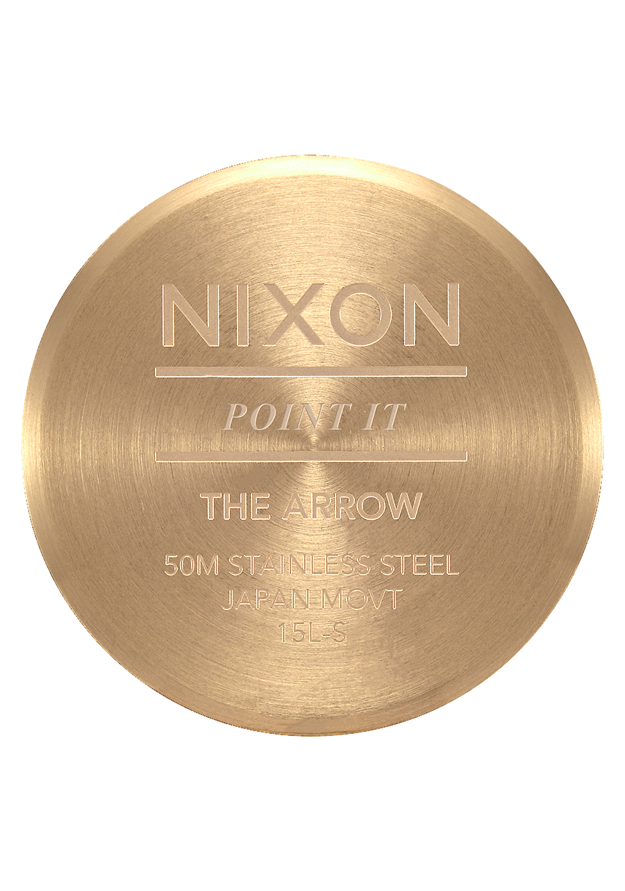 
NIXDEV01 Arrow Analog Watch - All Gold - View 4