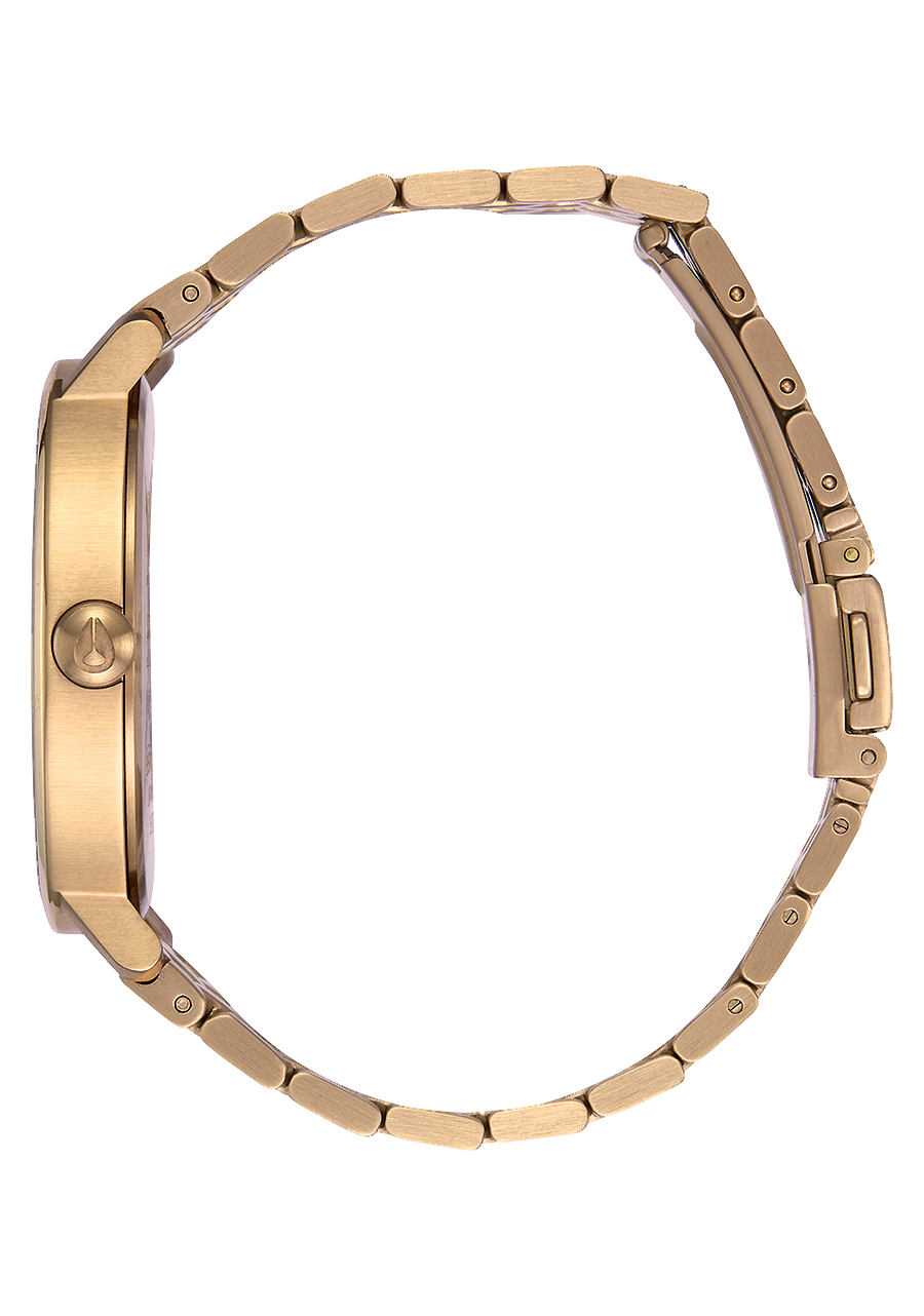 
NIXDEV01 Arrow Analog Watch - All Gold / White - View 2