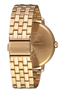 
NIXDEV01 Arrow Analog Watch - All Gold / White - View 3