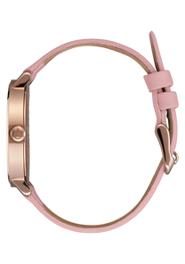 
NIXDEV01 Arrow Leather Analog Watch - Rose Gold / Light Pink - View 2