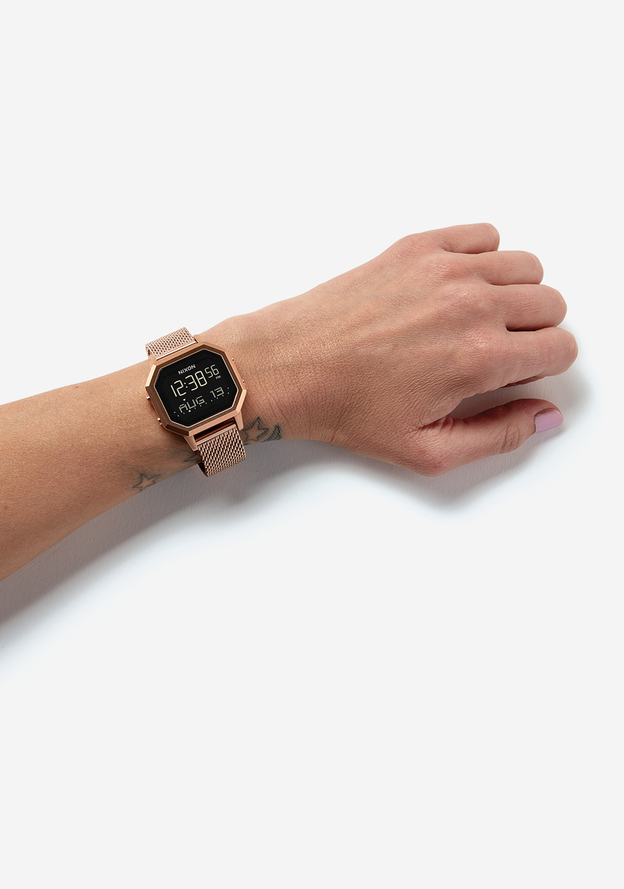 
NIXDEV01 Siren Milanese Digital Watch - All Rose Gold - View 6