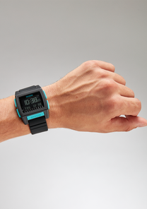 
NIXDEV01 Base Tide Pro Digital Watch - All Black / Blue - View 6