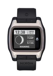
NIXDEV01 High Tide Digital Watch - Silver / Black - View 5