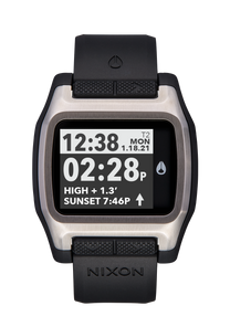 
NIXDEV01 High Tide Digital Watch - Silver / Black - View 7