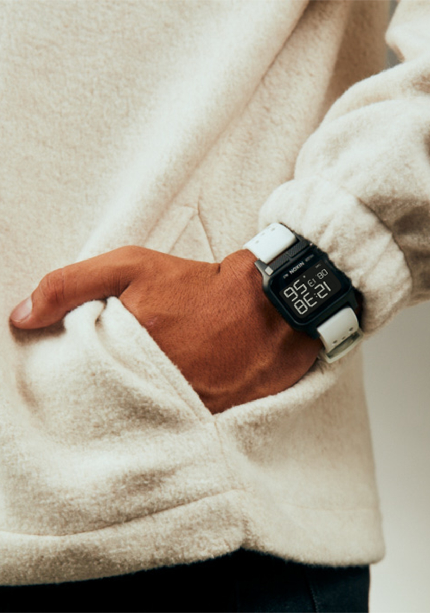 
NIXDEV01 Heat Digital Watch - Black / White - View 8