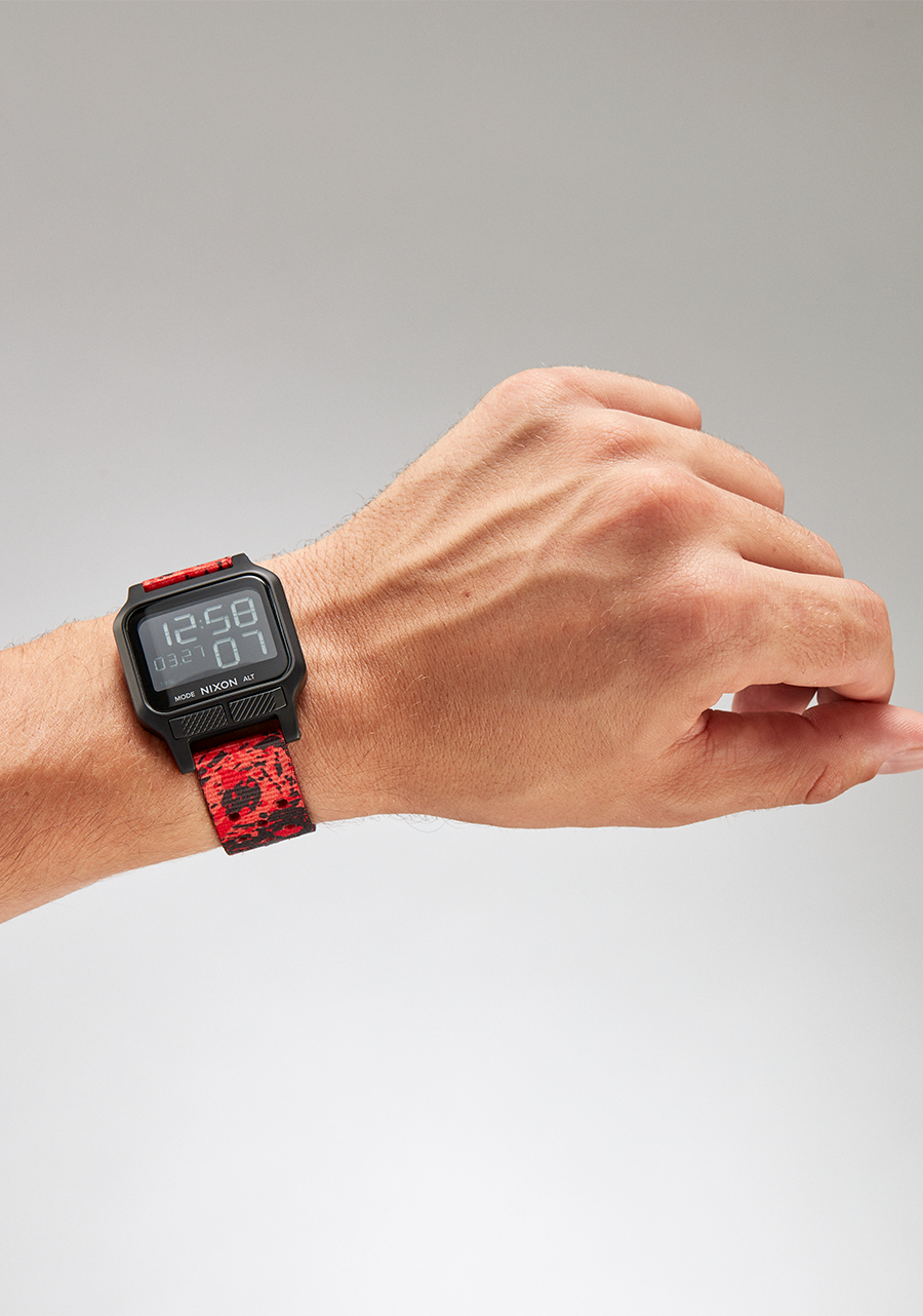 
NIXDEV01 Heat Digital Watch - Black / Red - View 9
