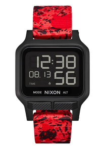 
NIXDEV01 Heat Digital Watch - Black / Red - View 1