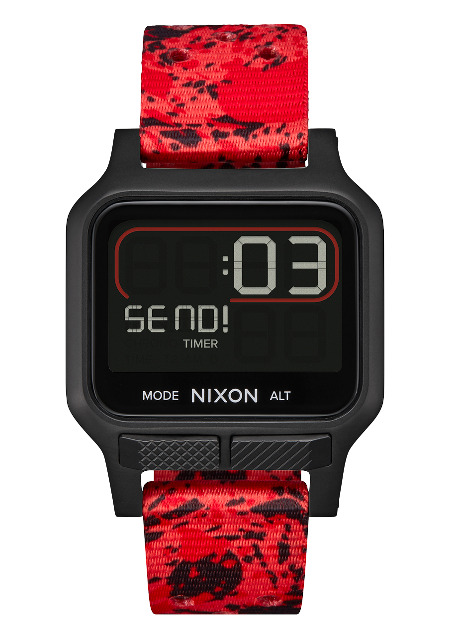 
NIXDEV01 Heat Digital Watch - Black / Red - View 5