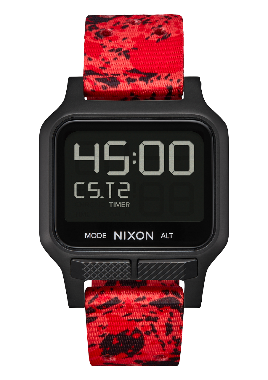 
NIXDEV01 Heat Digital Watch - Black / Red - View 7
