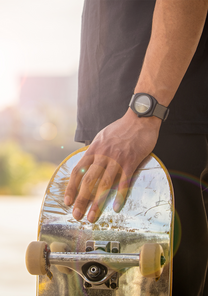 
NIXDEV01 Light-Wave Analog Watch - All Black - View 5