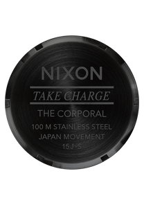 
NIXDEV01 Corporal Stainless Steel Analog Watch - Matte Black / Gold - View 4