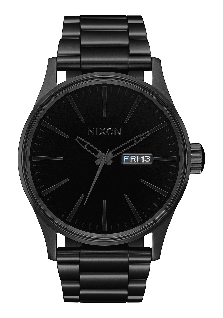 
NIXDEV01 Sentry Stainless Steel Analog Watch - All Black / Black - View 1