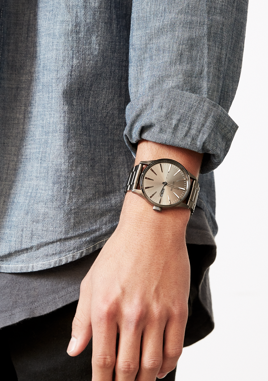
NIXDEV01 Sentry Stainless Steel Analog Watch - All Gunmetal - View 5