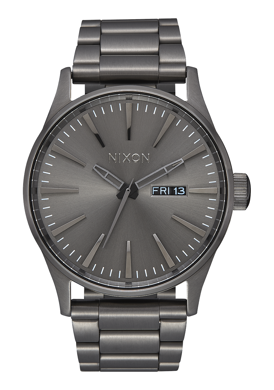 
NIXDEV01 Sentry Stainless Steel Analog Watch - All Gunmetal - View 1