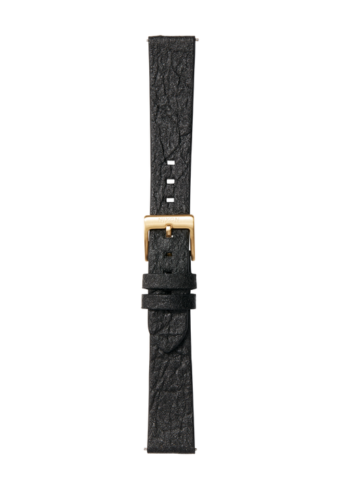 Free 16mm Pineapple Leather Band - Black