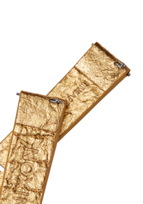 
16mm Pineapple Leather Band - Gold Foil View 4