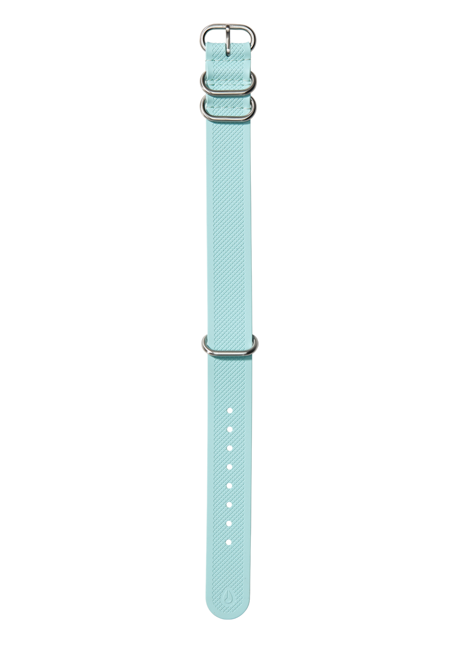 
20mm FKM Rubber NATO Band - Ocean Blue View 1