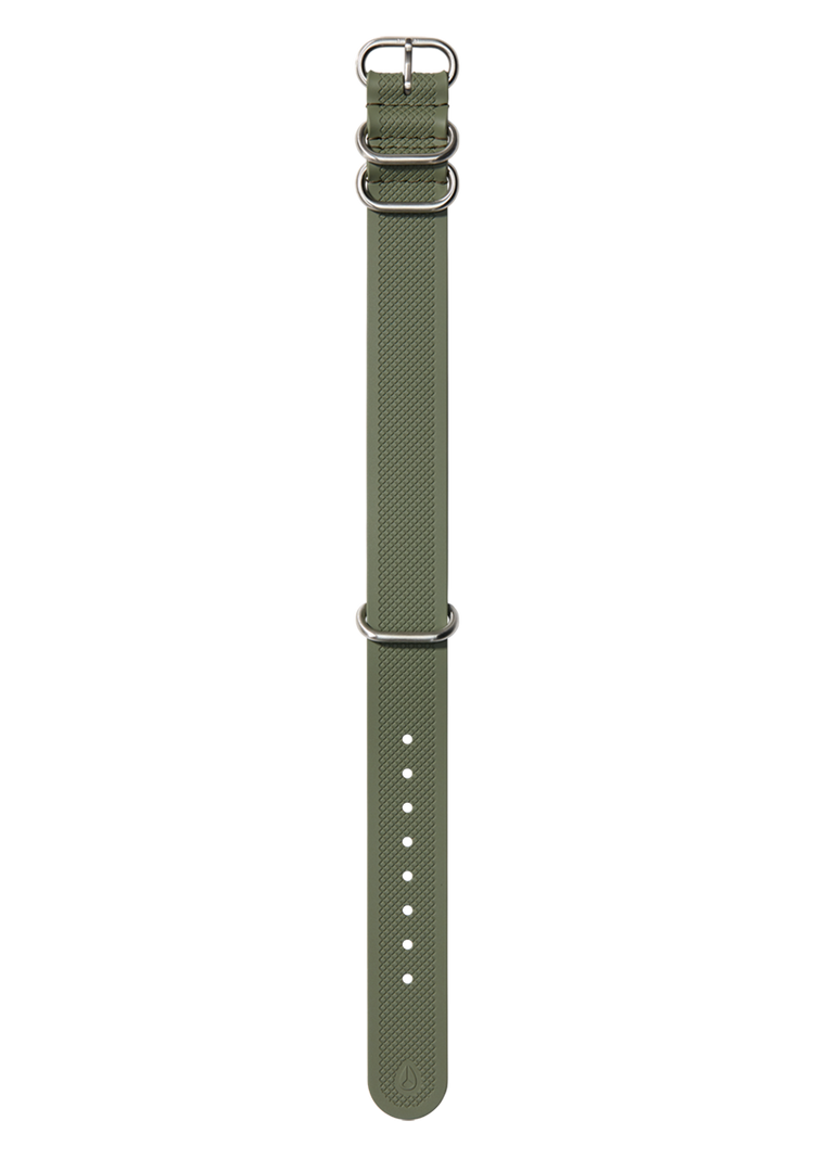 20mm FKM Rubber NATO Band - Olive