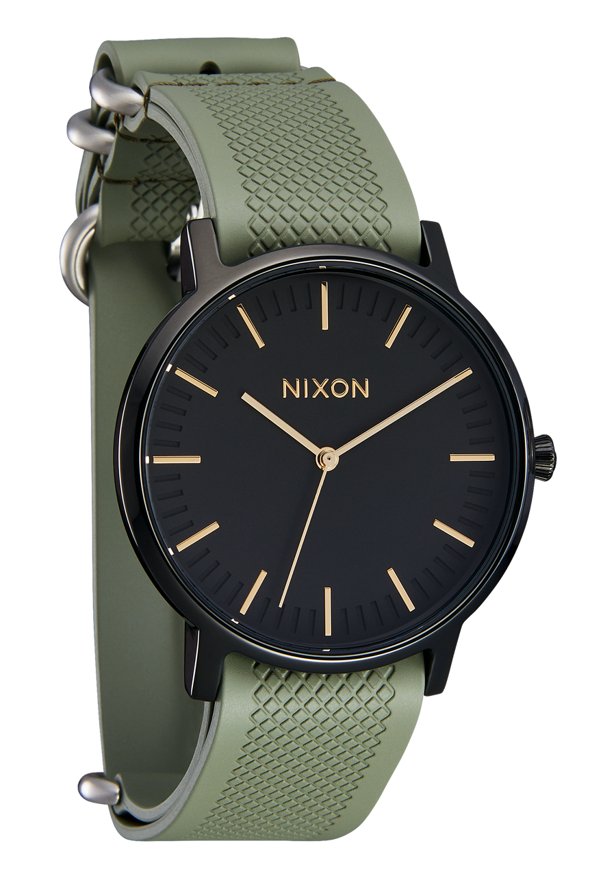 
20mm FKM Rubber NATO Band - Olive View 4