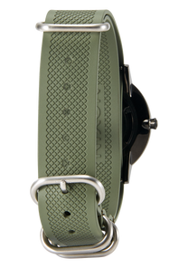 
20mm FKM Rubber NATO Band - Olive View 5