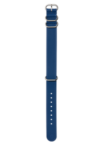 
20mm FKM Rubber NATO Band - Navy / Blue View 1