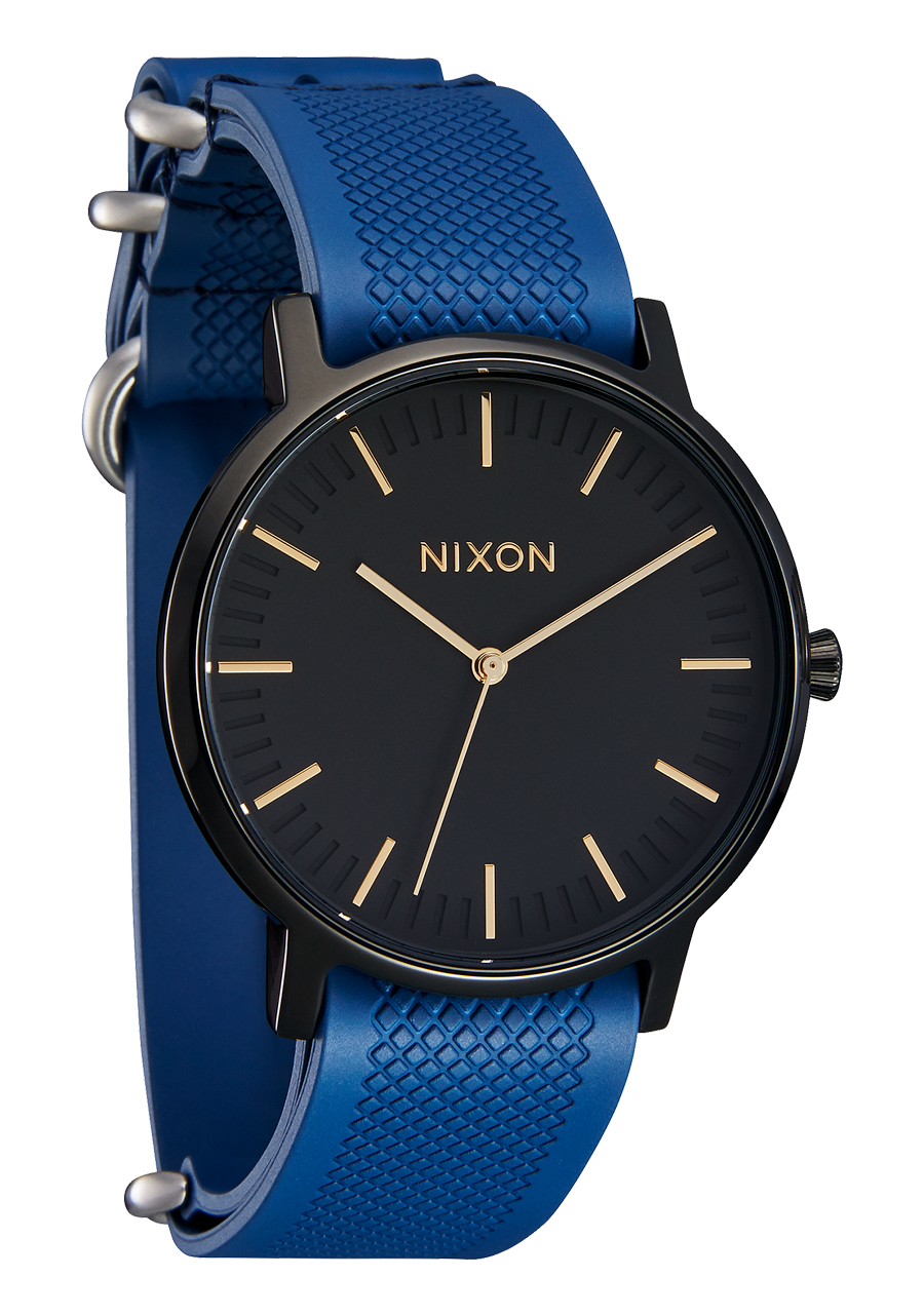 
20mm FKM Rubber NATO Band - Navy / Blue View 4