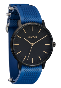 
20mm FKM Rubber NATO Band - Navy / Blue View 4