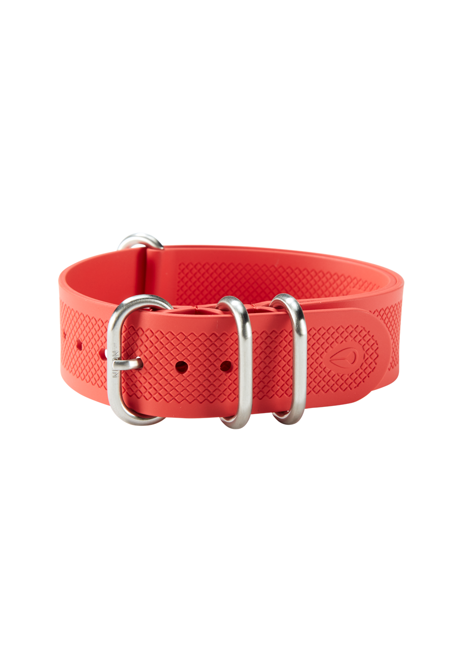 
20mm FKM Rubber NATO Band - Fire View 2