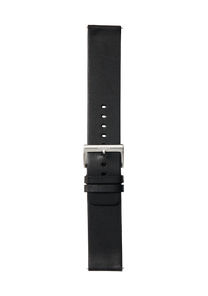 
23mm Vegetable Tanned Leather Band - Black View 2